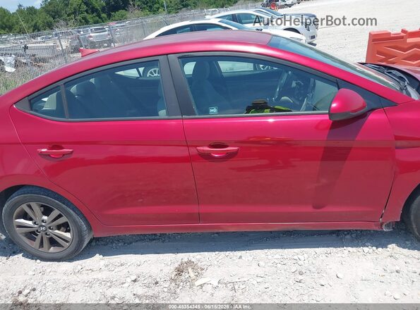 5NPD84LF0JH370693 2018 HYUNDAI ELANTRA Red Սալոնի հետևի տեսք