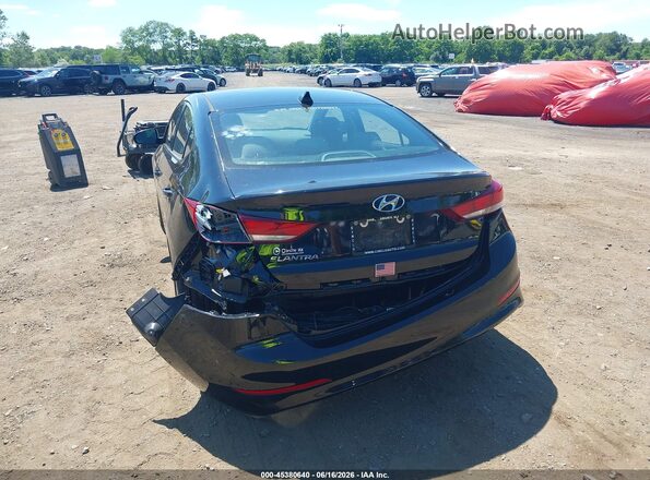 5NPD84LF0JH376946 2018 HYUNDAI ELANTRA Black Вид спереду
