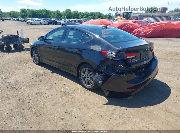 5NPD84LF0JH376946 2018 HYUNDAI ELANTRA Black Задня ліва чверть