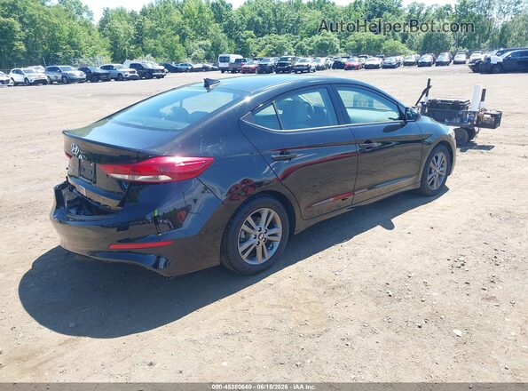 5NPD84LF0JH376946 2018 HYUNDAI ELANTRA Black Задня права чверть