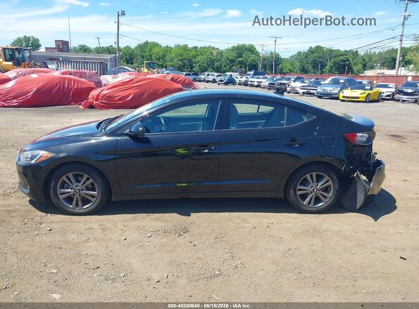 5NPD84LF0JH376946 2018 HYUNDAI ELANTRA Black Панорамний вид салону 360°