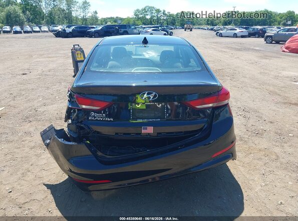 5NPD84LF0JH376946 2018 HYUNDAI ELANTRA Black 