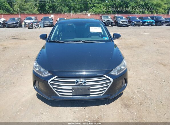 5NPD84LF0JH376946 2018 HYUNDAI ELANTRA Black Вид щитка приладів