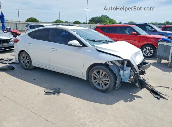 5NPD84LF0JH398901 2018 HYUNDAI ELANTRA White Front right