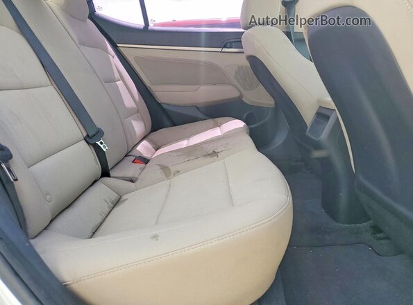 5NPD84LF0JH398901 2018 HYUNDAI ELANTRA White Rear seats view