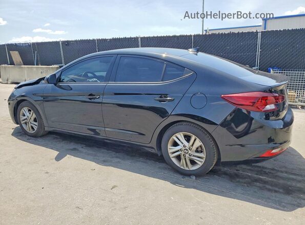 5NPD84LF0KH424804 2019 HYUNDAI ELANTRA Black Trasero izquierdo