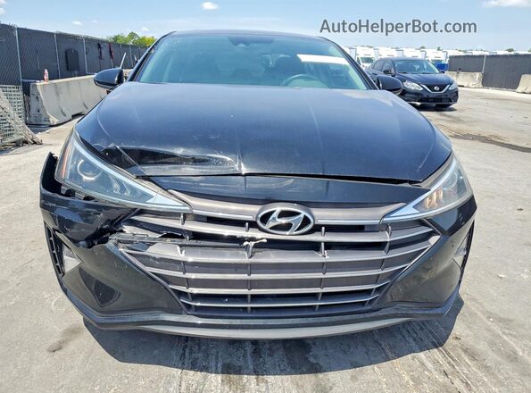 5NPD84LF0KH424804 2019 HYUNDAI ELANTRA Black Vista frontal