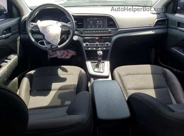 5NPD84LF0KH424804 2019 HYUNDAI ELANTRA Black Vista del salpicadero