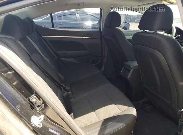 5NPD84LF0KH424804 2019 HYUNDAI ELANTRA Black Vista de los asientos traseros
