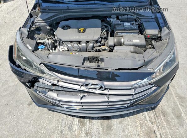 5NPD84LF0KH424804 2019 HYUNDAI ELANTRA Black Vista interior trasera