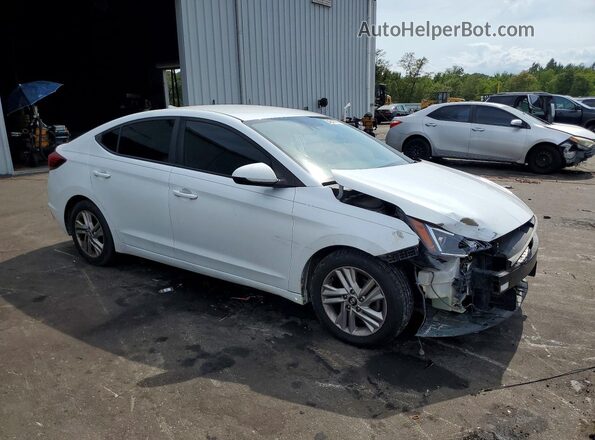 5NPD84LF0KH439495 2019 HYUNDAI ELANTRA White 