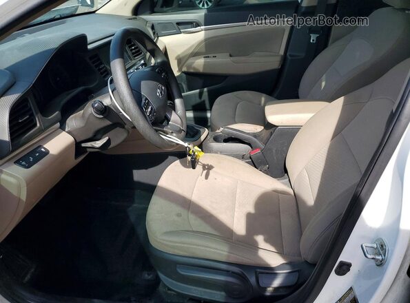 5NPD84LF0KH439495 2019 HYUNDAI ELANTRA White 
