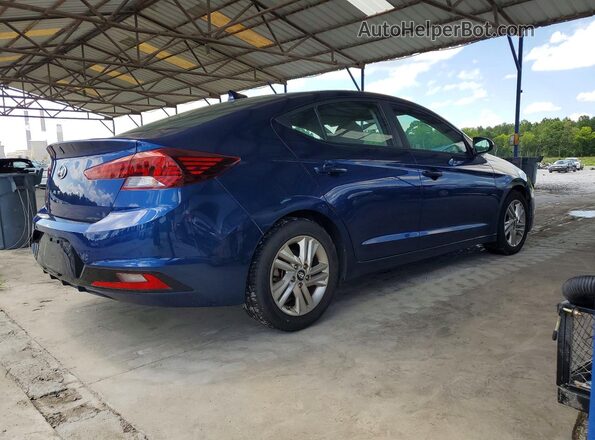 5NPD84LF0KH455602 2019 HYUNDAI ELANTRA Blue 