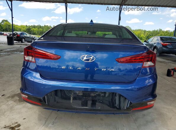 5NPD84LF0KH455602 2019 HYUNDAI ELANTRA Blue 