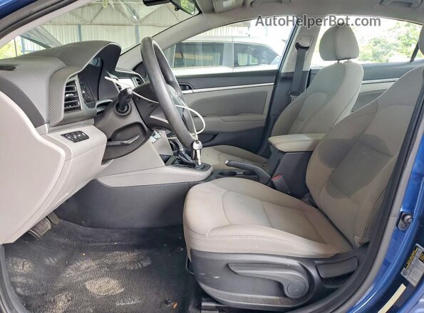 5NPD84LF0KH455602 2019 HYUNDAI ELANTRA Blue 