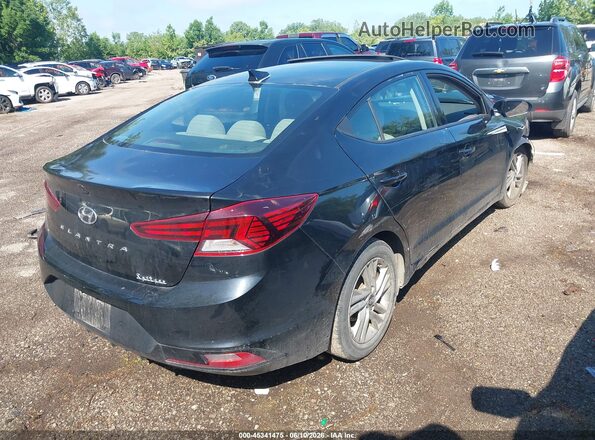 5NPD84LF0KH464784 2019 HYUNDAI ELANTRA Черный Задняя правая четверть