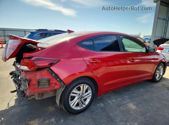 5NPD84LF0LH520501 2020 HYUNDAI ELANTRA Red Trasero derecho