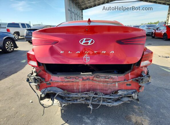 5NPD84LF0LH520501 2020 HYUNDAI ELANTRA Red Vista trasera