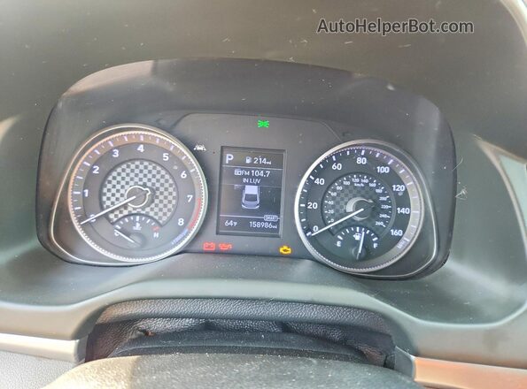 5NPD84LF0LH520501 2020 HYUNDAI ELANTRA Red Vista del cuadro de instrumentos