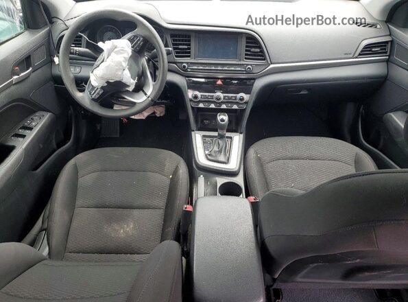 5NPD84LF0LH533488 2020 HYUNDAI ELANTRA Blue Вид панелі приладів
