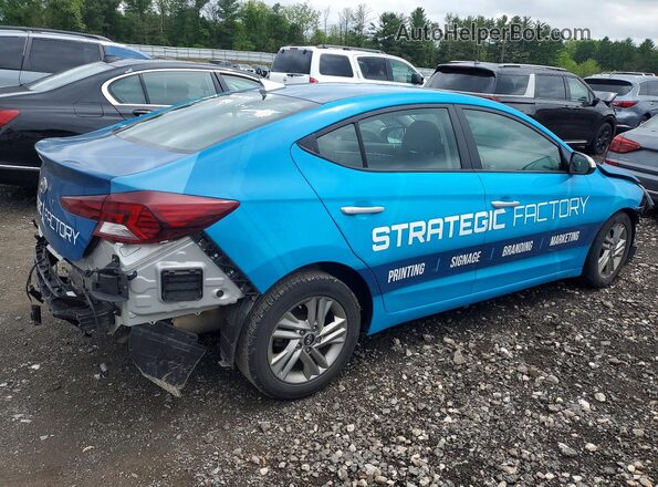 5NPD84LF0LH533488 2020 HYUNDAI ELANTRA Blue Задня права чверть