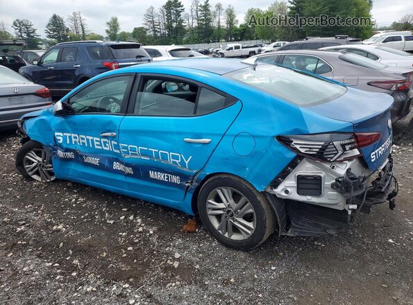 5NPD84LF0LH533488 2020 HYUNDAI ELANTRA Blue Задня ліва чверть
