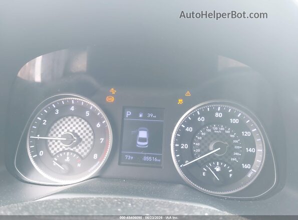 5NPD84LF0LH585848 2020 HYUNDAI ELANTRA White უკანა სავარძლების ხედი