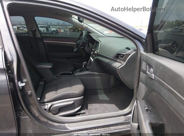 5NPD84LF0LH592248 2020 HYUNDAI ELANTRA Black Widok wnętrza z przodu