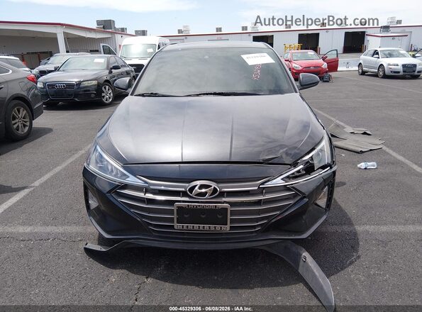 5NPD84LF0LH592248 2020 HYUNDAI ELANTRA Black Widok zestawu wskaźników
