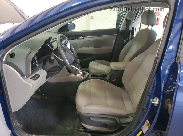 5NPD84LF0LH629914 2020 HYUNDAI ELANTRA Blue Vista interior delantera