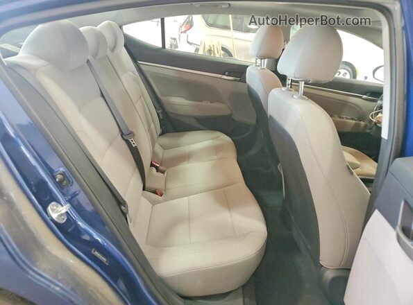5NPD84LF0LH629914 2020 HYUNDAI ELANTRA Blue Vista de los asientos traseros