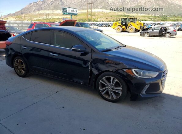 5NPD84LF1HH024405 2017 HYUNDAI ELANTRA Черный 