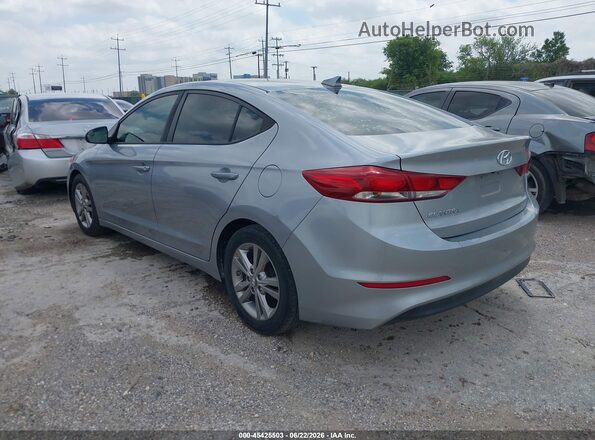 5NPD84LF1HH028230 2017 HYUNDAI ELANTRA Серый Задняя левая четверть