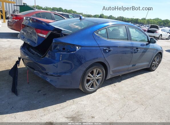 5NPD84LF1HH031354 2017 HYUNDAI ELANTRA Blue Задня права чверть