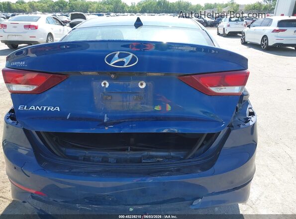 5NPD84LF1HH031354 2017 HYUNDAI ELANTRA Blue Вид спереду