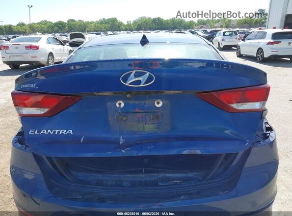 5NPD84LF1HH031354 2017 HYUNDAI ELANTRA Blue 