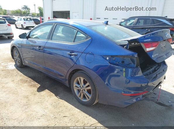 5NPD84LF1HH031354 2017 HYUNDAI ELANTRA Blue Задня ліва чверть