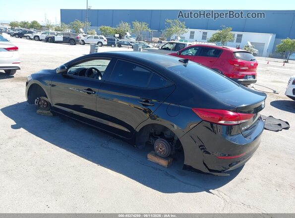 5NPD84LF1HH038448 2017 HYUNDAI ELANTRA Черный Задняя левая четверть