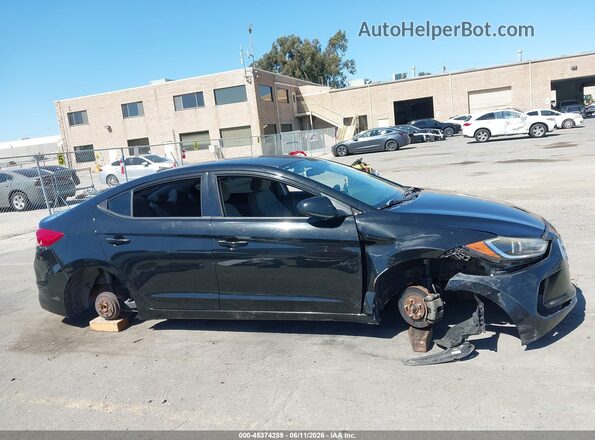 5NPD84LF1HH038448 2017 HYUNDAI ELANTRA Черный Вид щитка приборов