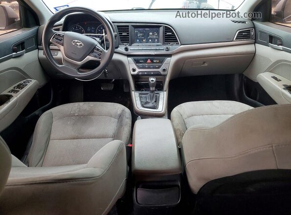 5NPD84LF1HH049997 2017 HYUNDAI ELANTRA Silver Widok deski rozdzielczej