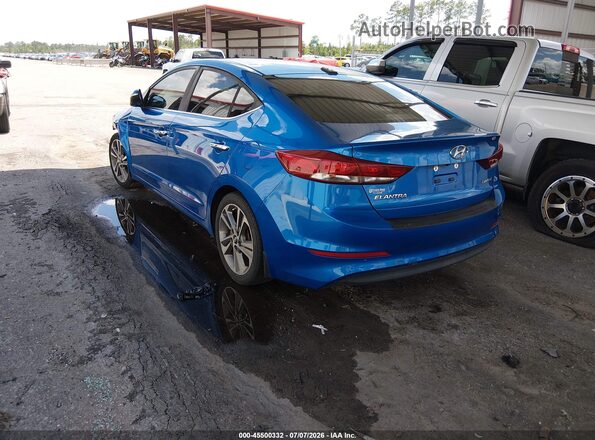 5NPD84LF1HH057064 2017 HYUNDAI ELANTRA Blue Задня ліва чверть