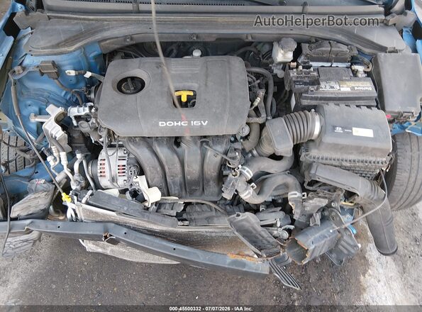 5NPD84LF1HH057064 2017 HYUNDAI ELANTRA Blue Вид ззаду