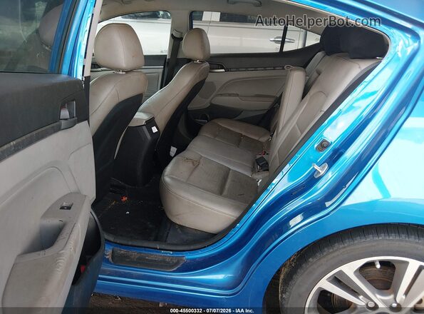 5NPD84LF1HH057064 2017 HYUNDAI ELANTRA Blue Вид наклейки з VIN-кодом