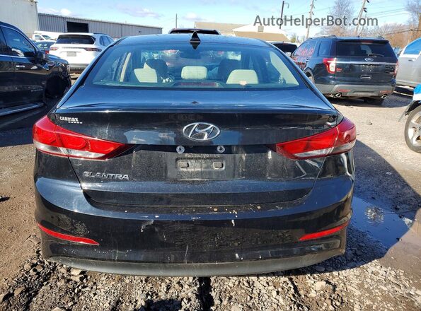 5NPD84LF1HH061034 2017 HYUNDAI ELANTRA Black Widok z tyłu