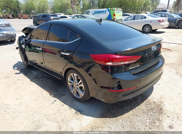 5NPD84LF1HH089366 2017 HYUNDAI ELANTRA Black Trasero izquierdo