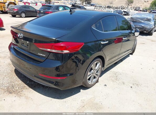5NPD84LF1HH089366 2017 HYUNDAI ELANTRA Black Trasero derecho