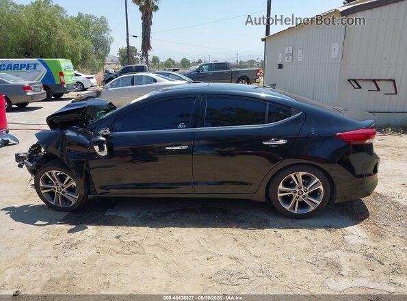 5NPD84LF1HH089366 2017 HYUNDAI ELANTRA Black Vista interior trasera