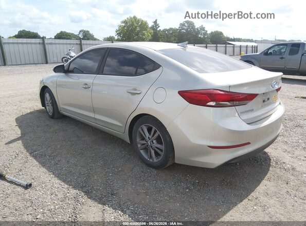 5NPD84LF1HH118459 2017 HYUNDAI ELANTRA Желто-коричневый Задняя левая четверть