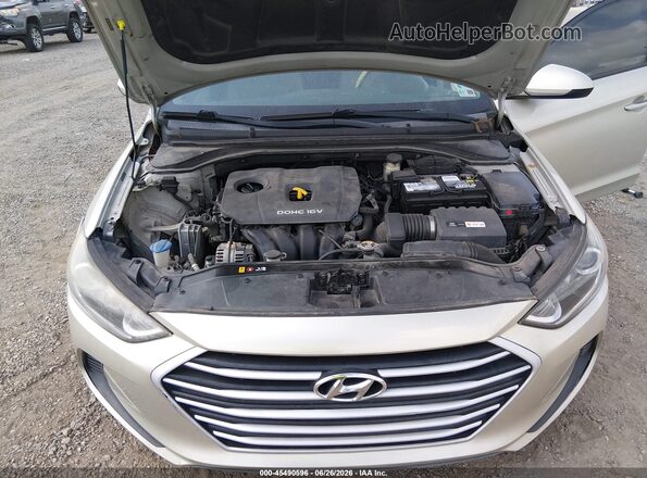 5NPD84LF1HH118459 2017 HYUNDAI ELANTRA Желто-коричневый Вид сзади