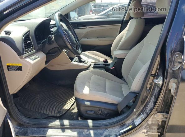 5NPD84LF1HH160016 2017 HYUNDAI ELANTRA Black Սալոնի դիմացի տեսք